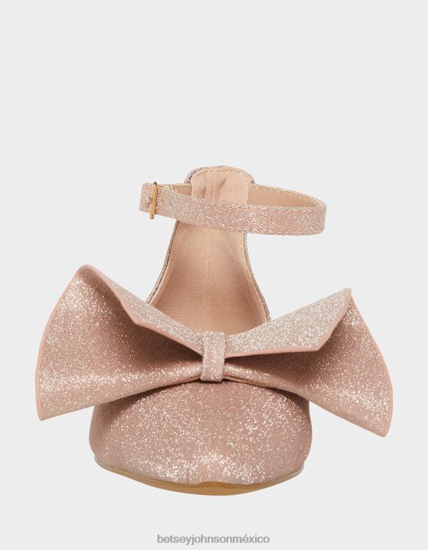 Betsey Johnson zapatos niños F00V188 noble champán