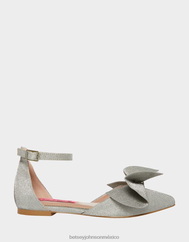 Betsey Johnson zapatos niños F00V32 noble plata