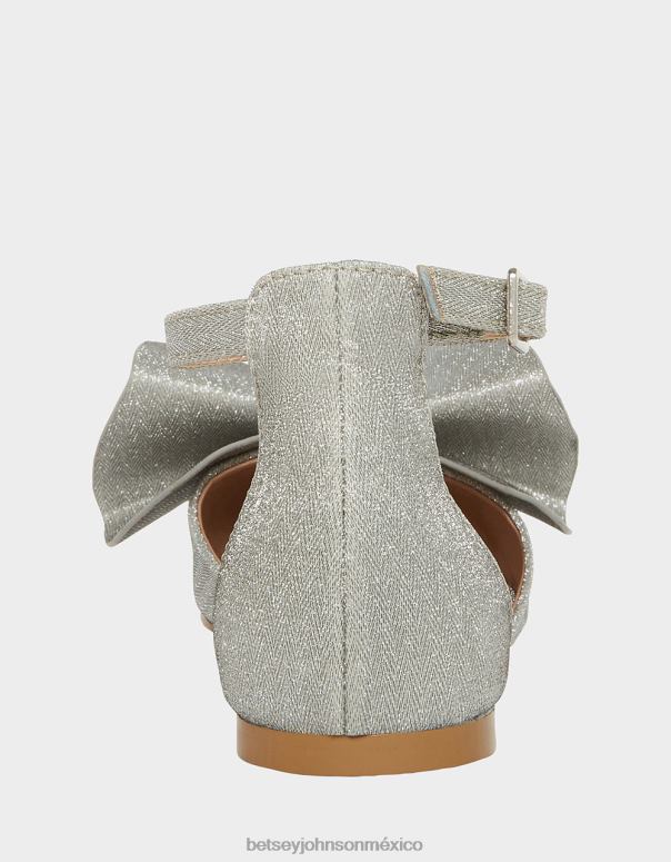 Betsey Johnson zapatos niños F00V32 noble plata