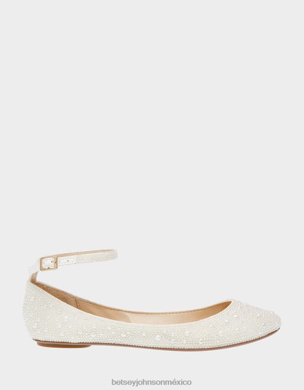 Betsey Johnson zapatos mujer F00V132 as Marfil