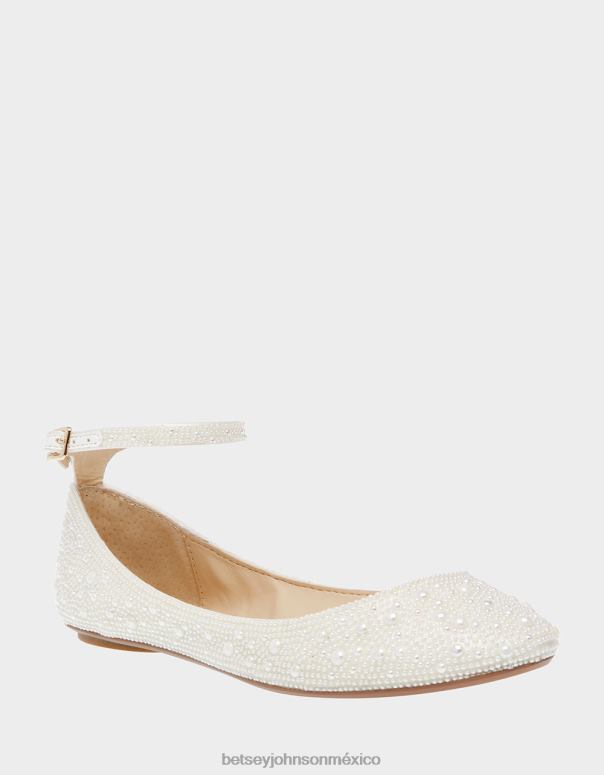 Betsey Johnson zapatos mujer F00V132 as Marfil