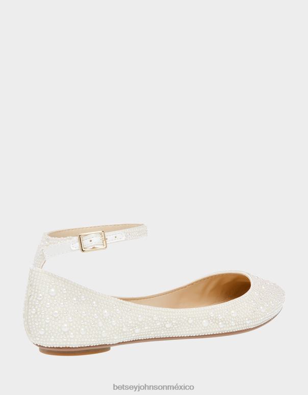 Betsey Johnson zapatos mujer F00V132 as Marfil