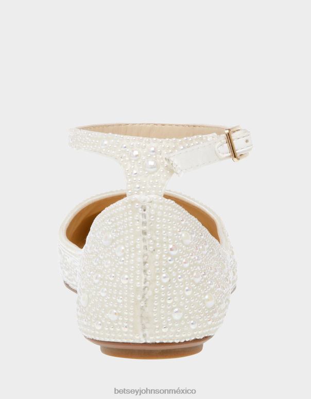 Betsey Johnson zapatos mujer F00V132 as Marfil