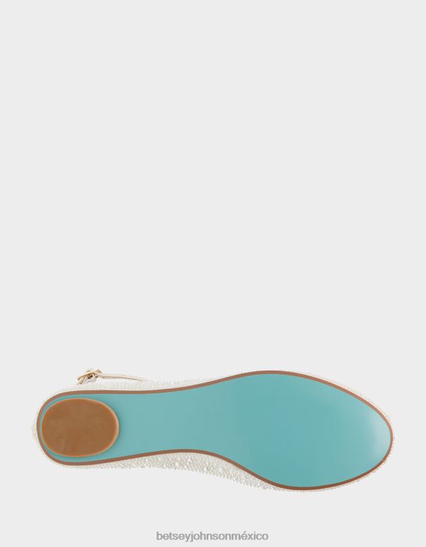 Betsey Johnson zapatos mujer F00V132 as Marfil