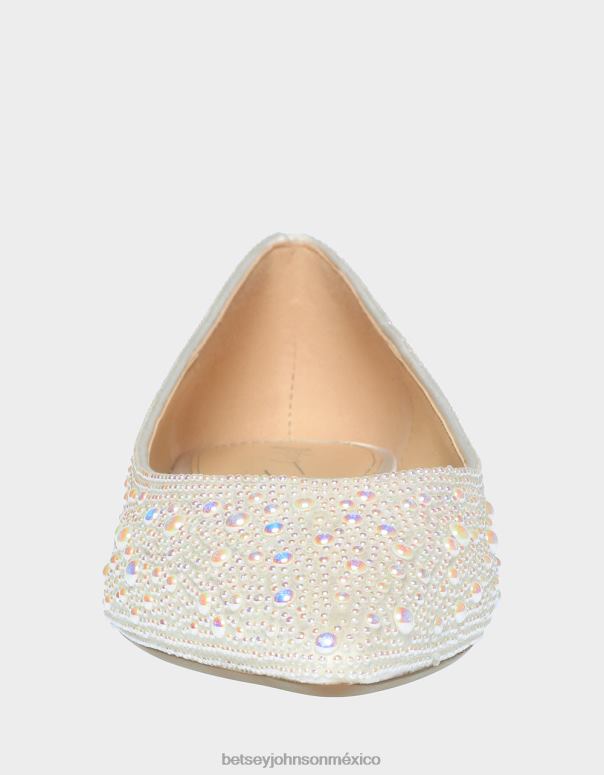 Betsey Johnson zapatos mujer F00V136 sb-jude Marfil