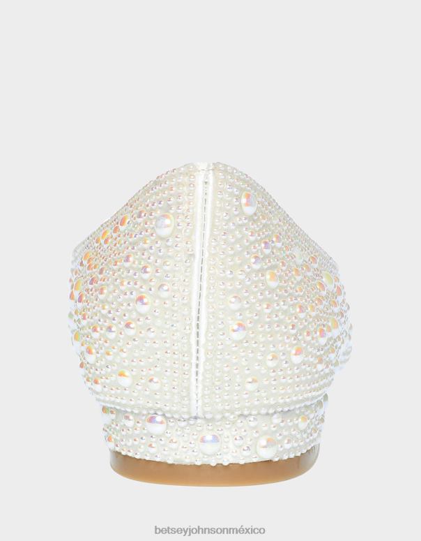 Betsey Johnson zapatos mujer F00V136 sb-jude Marfil