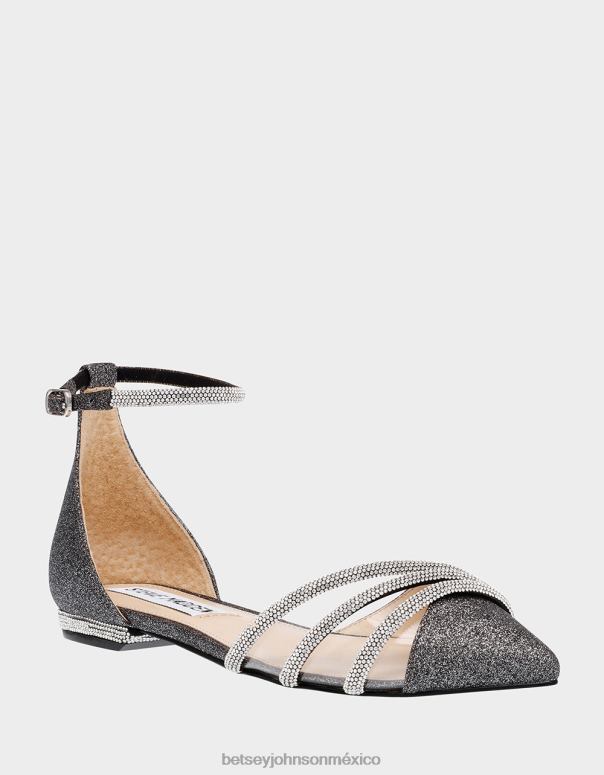 Betsey Johnson zapatos mujer F00V174 elsa negro