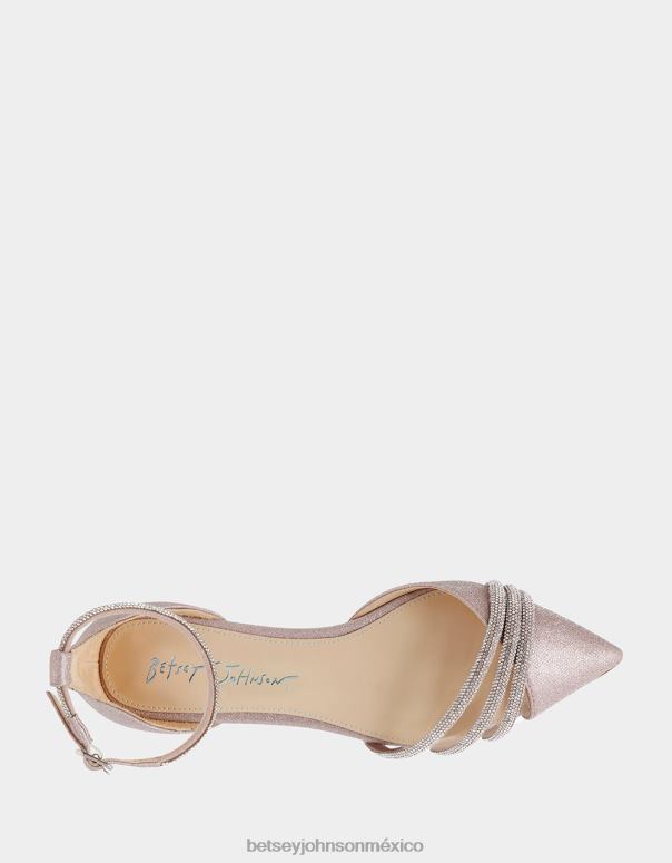 Betsey Johnson zapatos mujer F00V178 elsa rubor