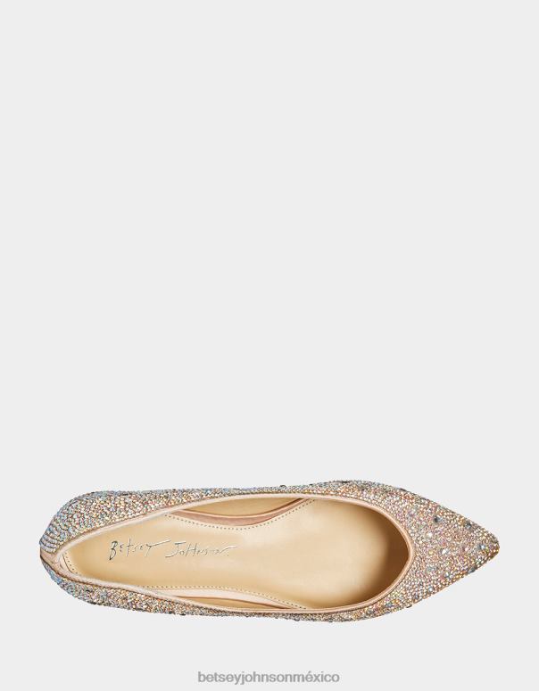 Betsey Johnson zapatos mujer F00V99 sb-jude satén desnudo