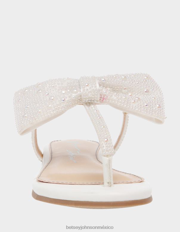 Betsey Johnson zapatos niños F00V186 Sasha Marfil