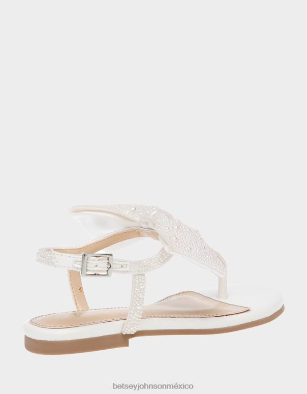Betsey Johnson zapatos niños F00V186 Sasha Marfil
