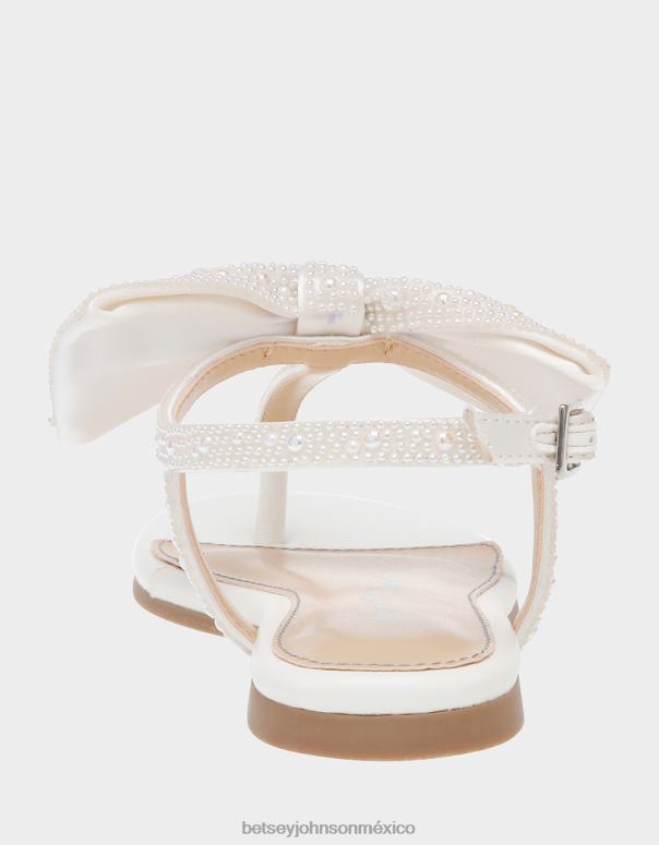 Betsey Johnson zapatos niños F00V186 Sasha Marfil