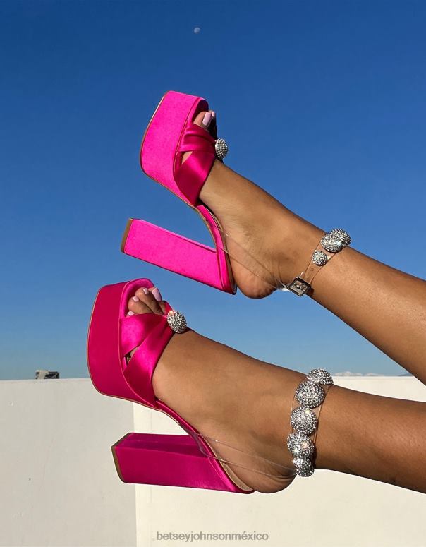 Betsey Johnson zapatos mujer F00V100 masón fucsia