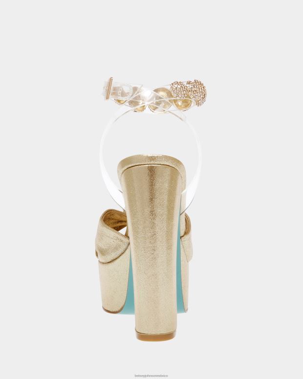 Betsey Johnson zapatos mujer F00V112 masón oro