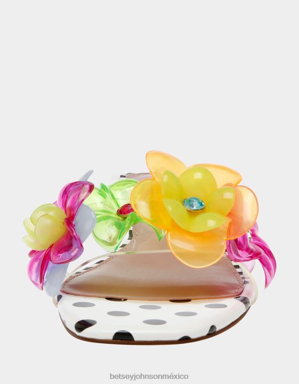 Betsey Johnson zapatos mujer F00V114 periodista negro/lunares/lunares