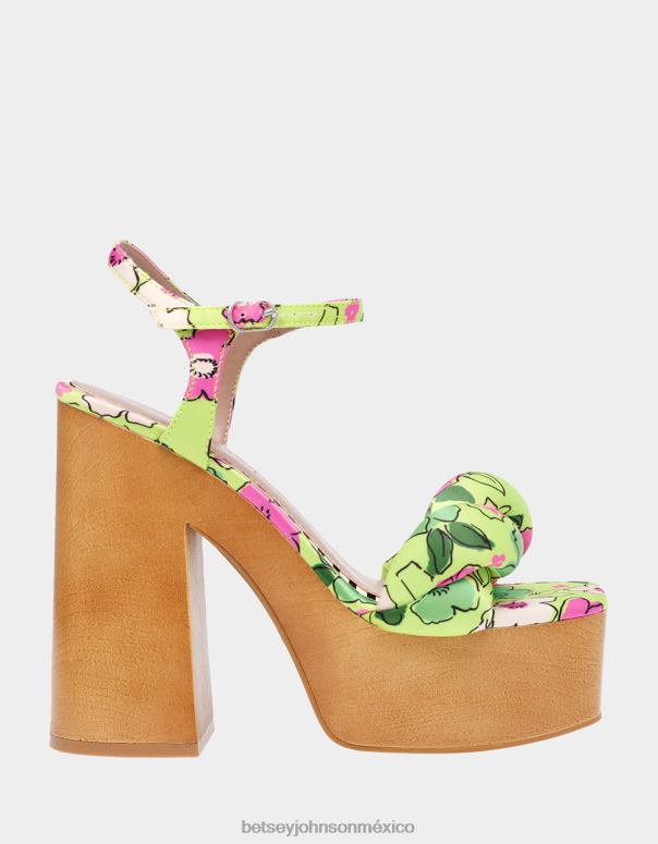 Betsey Johnson zapatos mujer F00V115 mandé multi amarillo