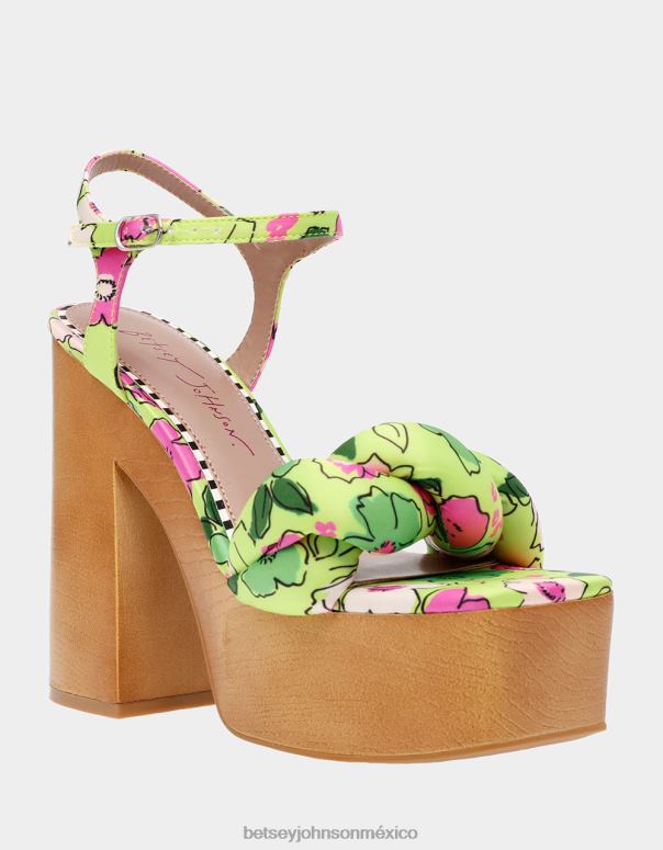 Betsey Johnson zapatos mujer F00V115 mandé multi amarillo