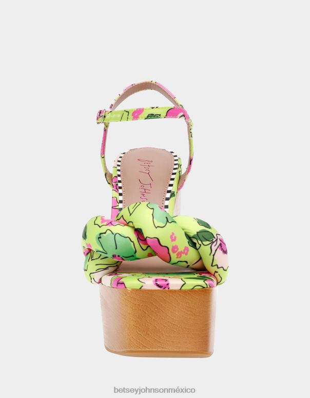 Betsey Johnson zapatos mujer F00V115 mandé multi amarillo