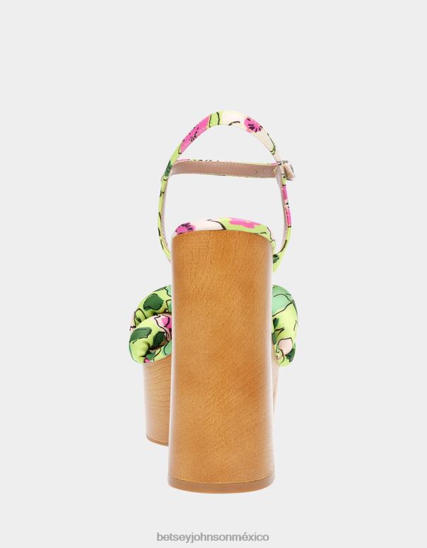 Betsey Johnson zapatos mujer F00V115 mandé multi amarillo