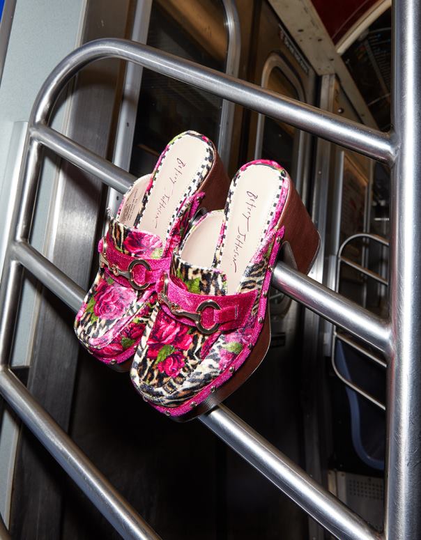 Betsey Johnson zapatos mujer F00V140 aydin leopardo multi