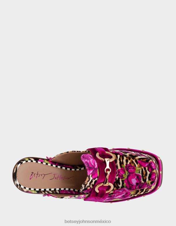 Betsey Johnson zapatos mujer F00V140 aydin leopardo multi
