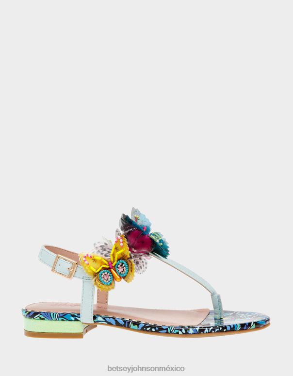 Betsey Johnson zapatos mujer F00V43 prilla multi azul