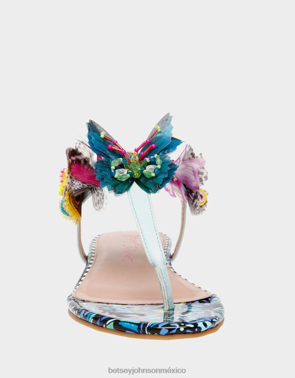 Betsey Johnson zapatos mujer F00V43 prilla multi azul