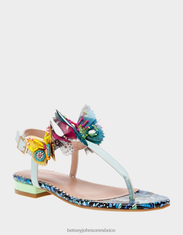 Betsey Johnson zapatos mujer F00V43 prilla multi azul