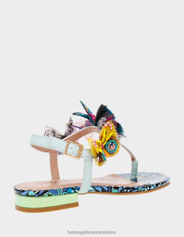 Betsey Johnson zapatos mujer F00V43 prilla multi azul