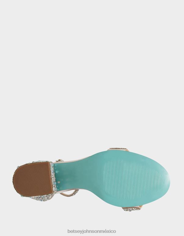 Betsey Johnson zapatos mujer F00V45 Mari champán