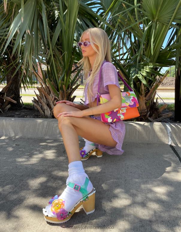 Betsey Johnson zapatos mujer F00V50 floryn verde azulado