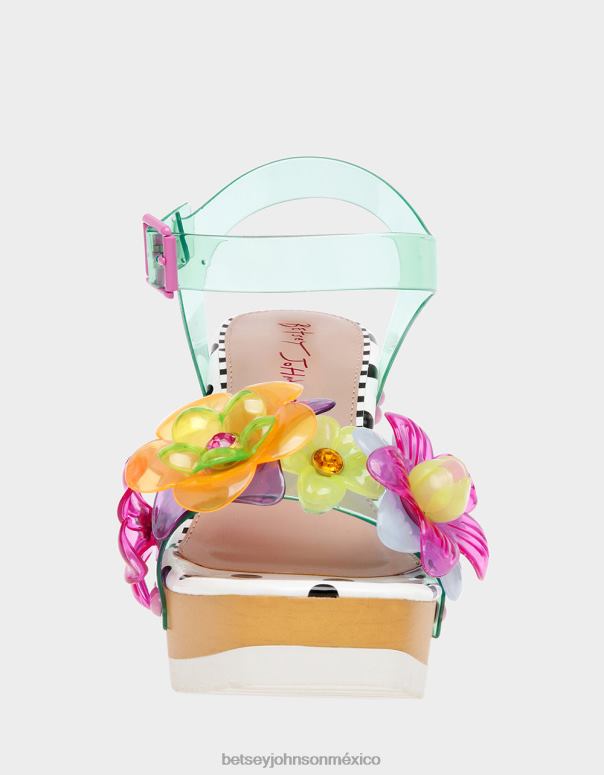 Betsey Johnson zapatos mujer F00V50 floryn verde azulado