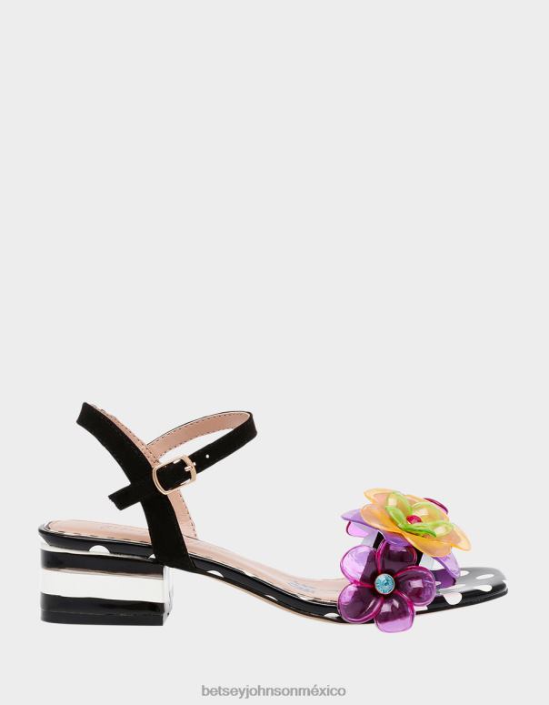 Betsey Johnson zapatos mujer F00V57 punto negro multi