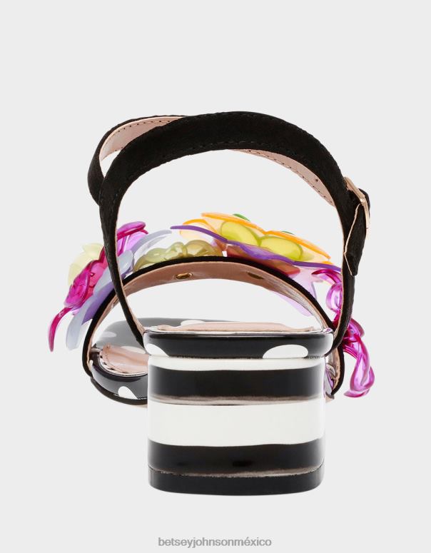 Betsey Johnson zapatos mujer F00V57 punto negro multi