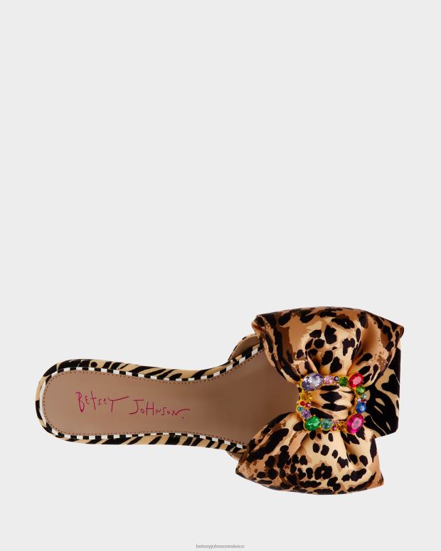 Betsey Johnson zapatos mujer F00V59 daisyy-g leopardo multi