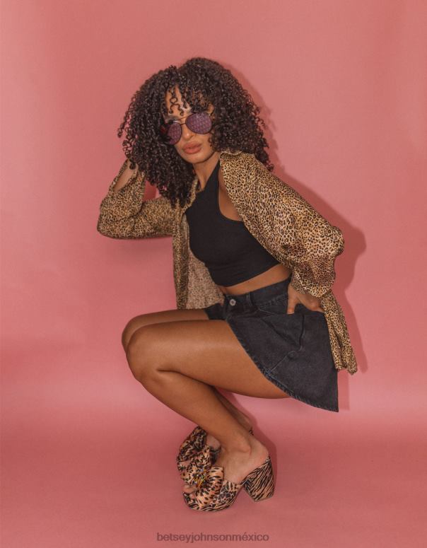 Betsey Johnson zapatos mujer F00V5 posibilidad leopardo multi