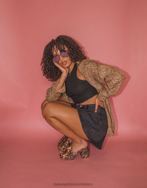 Betsey Johnson zapatos mujer F00V5 posibilidad leopardo multi