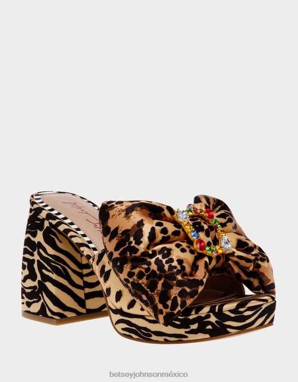 Betsey Johnson zapatos mujer F00V5 posibilidad leopardo multi
