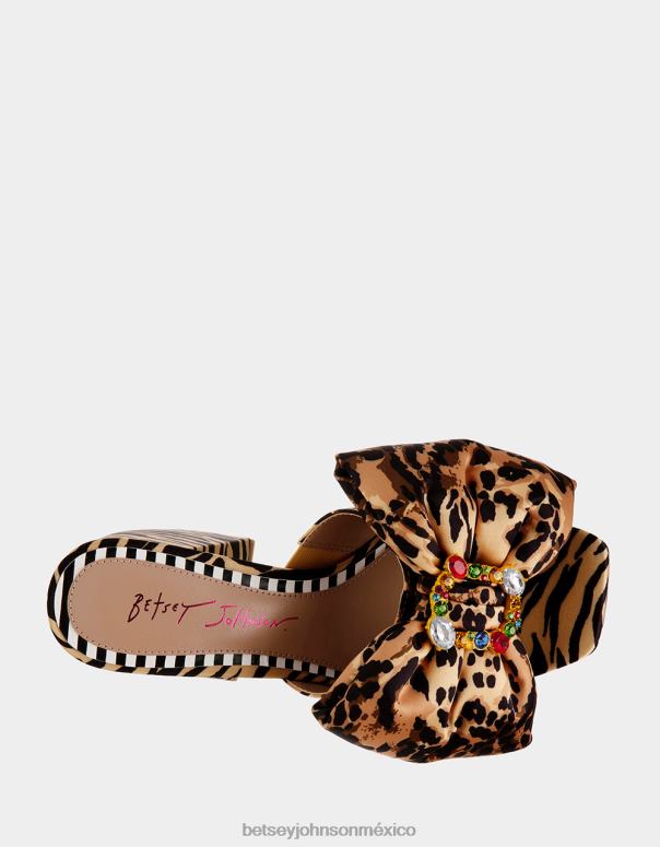 Betsey Johnson zapatos mujer F00V5 posibilidad leopardo multi