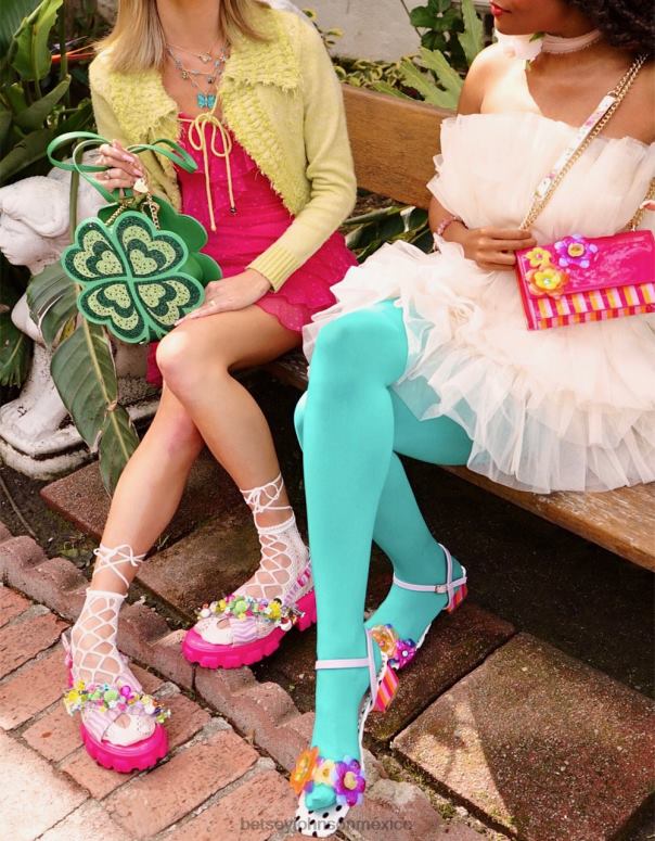 Betsey Johnson zapatos mujer F00V74 punto lila