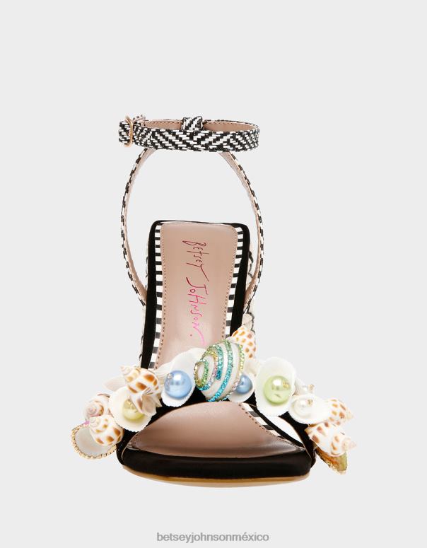 Betsey Johnson zapatos mujer F00V79 ancla negro multi