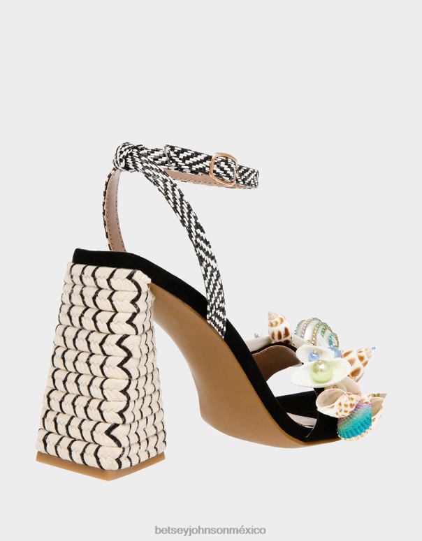 Betsey Johnson zapatos mujer F00V79 ancla negro multi