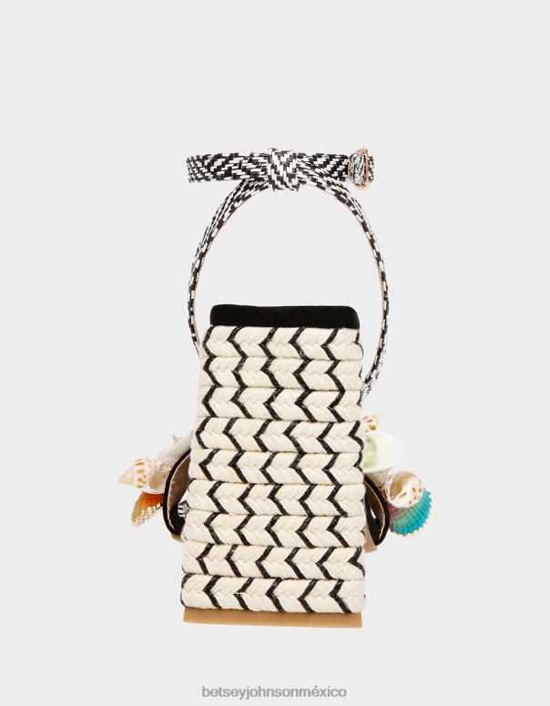 Betsey Johnson zapatos mujer F00V79 ancla negro multi