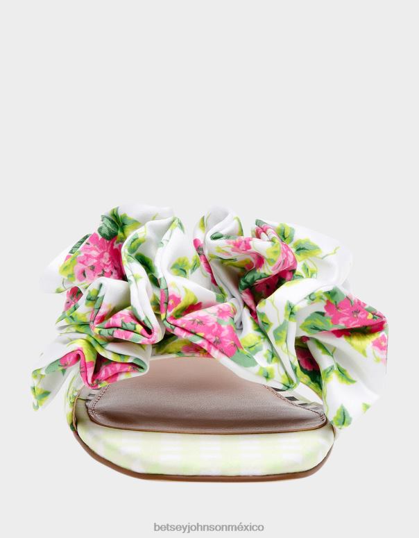 Betsey Johnson zapatos mujer F00V80 alivia multi blanco