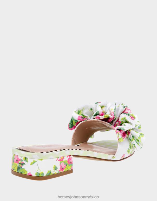 Betsey Johnson zapatos mujer F00V80 alivia multi blanco