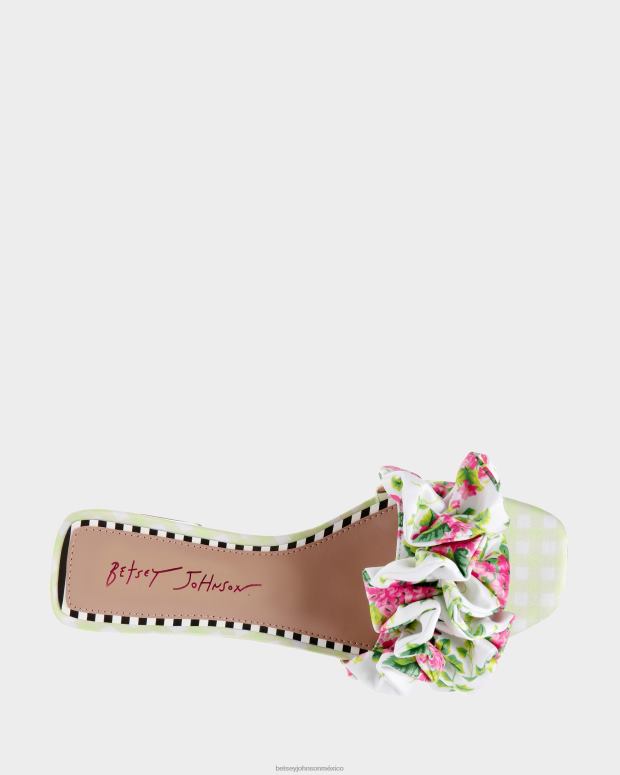 Betsey Johnson zapatos mujer F00V80 alivia multi blanco