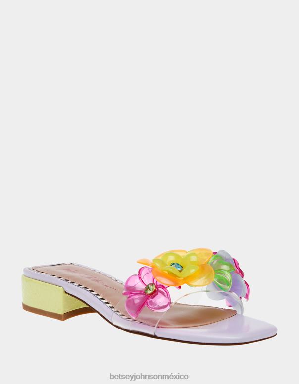 Betsey Johnson zapatos mujer F00V89 periodista lila