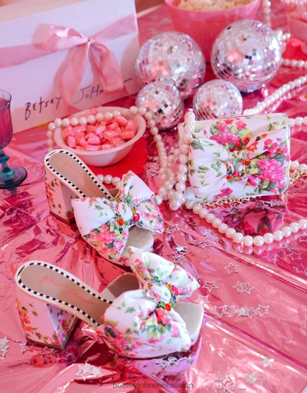 Betsey Johnson zapatos mujer F00V8 posibilidad multi blanco