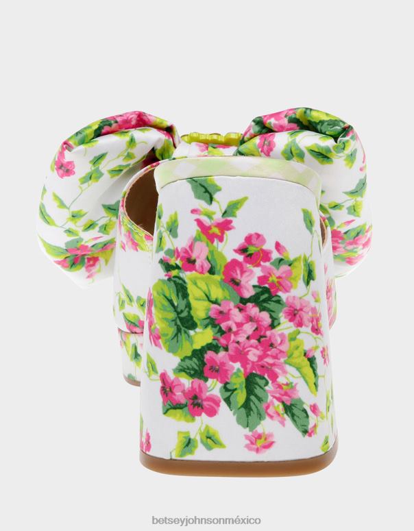 Betsey Johnson zapatos mujer F00V8 posibilidad multi blanco