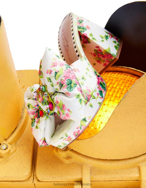 Betsey Johnson zapatos mujer F00V8 posibilidad multi blanco